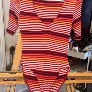 Women’s Striped Body Suit